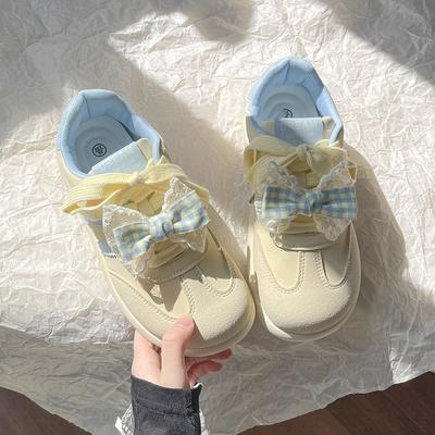 Dexun Shoes Women's 2025 New Spring and Summer Niche Design Versatile Little White Shoes Retro Casual Platform Casual Women's Shoes