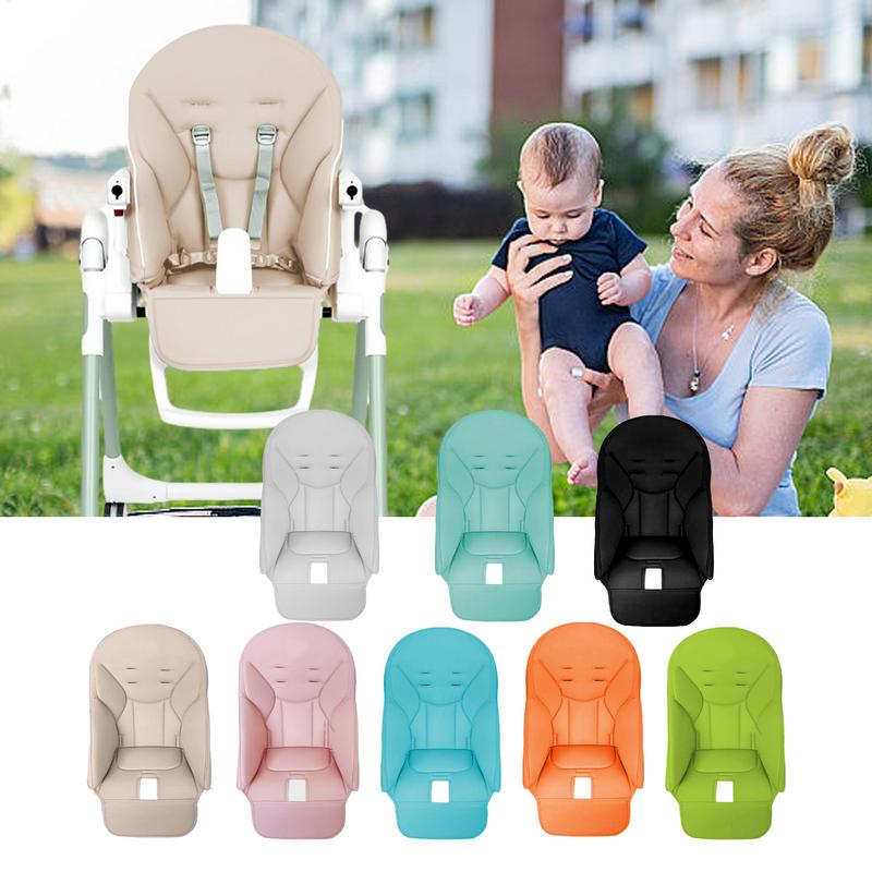 Children's Dining Chair Pad Foldable Chair Cover PU Leather Travel Home Baby Chair Accessories For PegPerego For Siesta Zero3