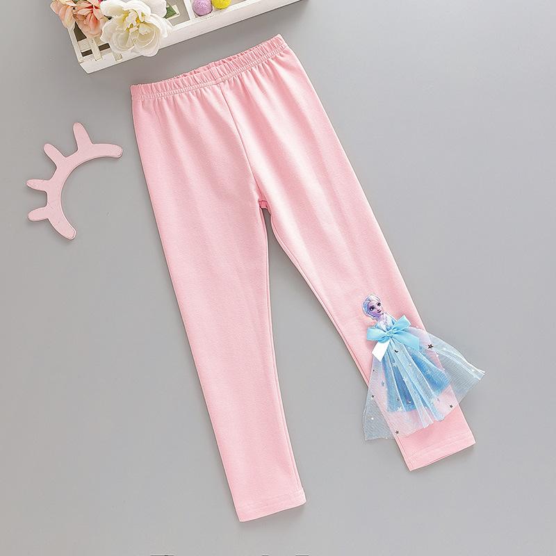 Frozen Girls Autumn Skirt Pants Cotton Blend Toddler Girls Spring Autumn Trousers New Fashionable Two Piece