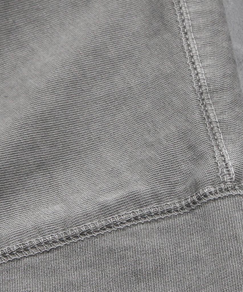 Keuligeon Pigment 3 Stitch Semi-Oversized Short Sleeve T-Shirt Metal Grey