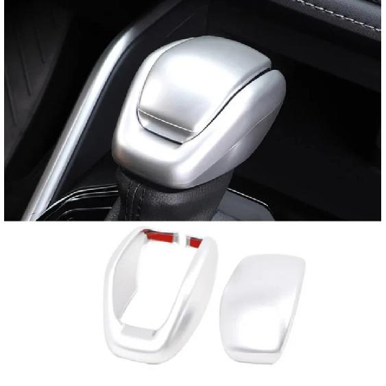 For Toyota RAV4      ABS Chrome Car Gear Shift Head Knob Frame Cover Trims Sticker Car Styling Accessories