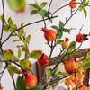 Plastic Simulation Pomegranate Fruit Realistic Fake Plants  Wedding Party Decor