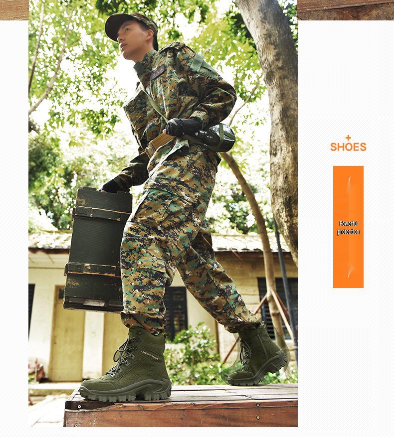 2026 Men's High-Top Tactical Combat Boots for Outdoor, Hiking, Mountaineering, and Desert Adventures