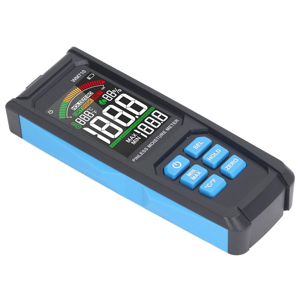 Pinless Moisture Meter Digital Wood Moisture Detector Wall Humidity Sensor for Building Materials
