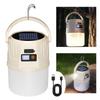 1 Pcs Solar Dual Light Source Outdoor Camping LED Light Digital Display USB Charging Solar Powered Charging Camping Light