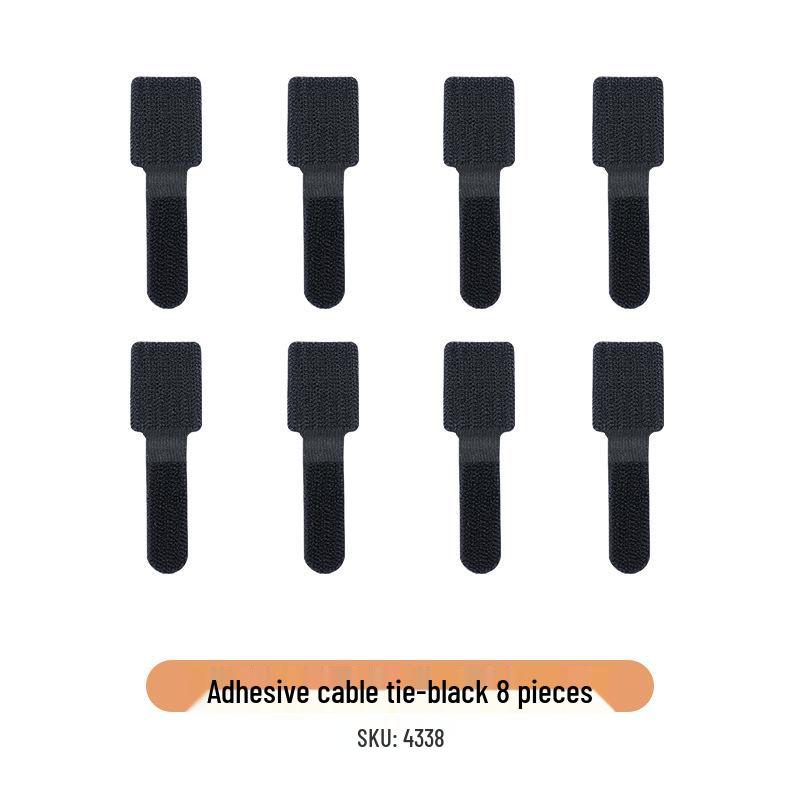 Self-Adhesive Velcro Cable Ties and Clips for Wire Management