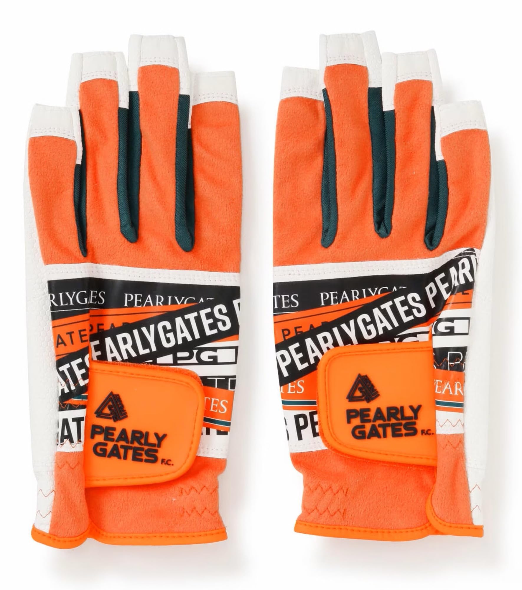 

Gloves Through Both Synthetic Leather Golf S [Pearly Gates] Women s (Nail Specification/For Hands) / / 053-4285004 151_Orange (19~20cm)