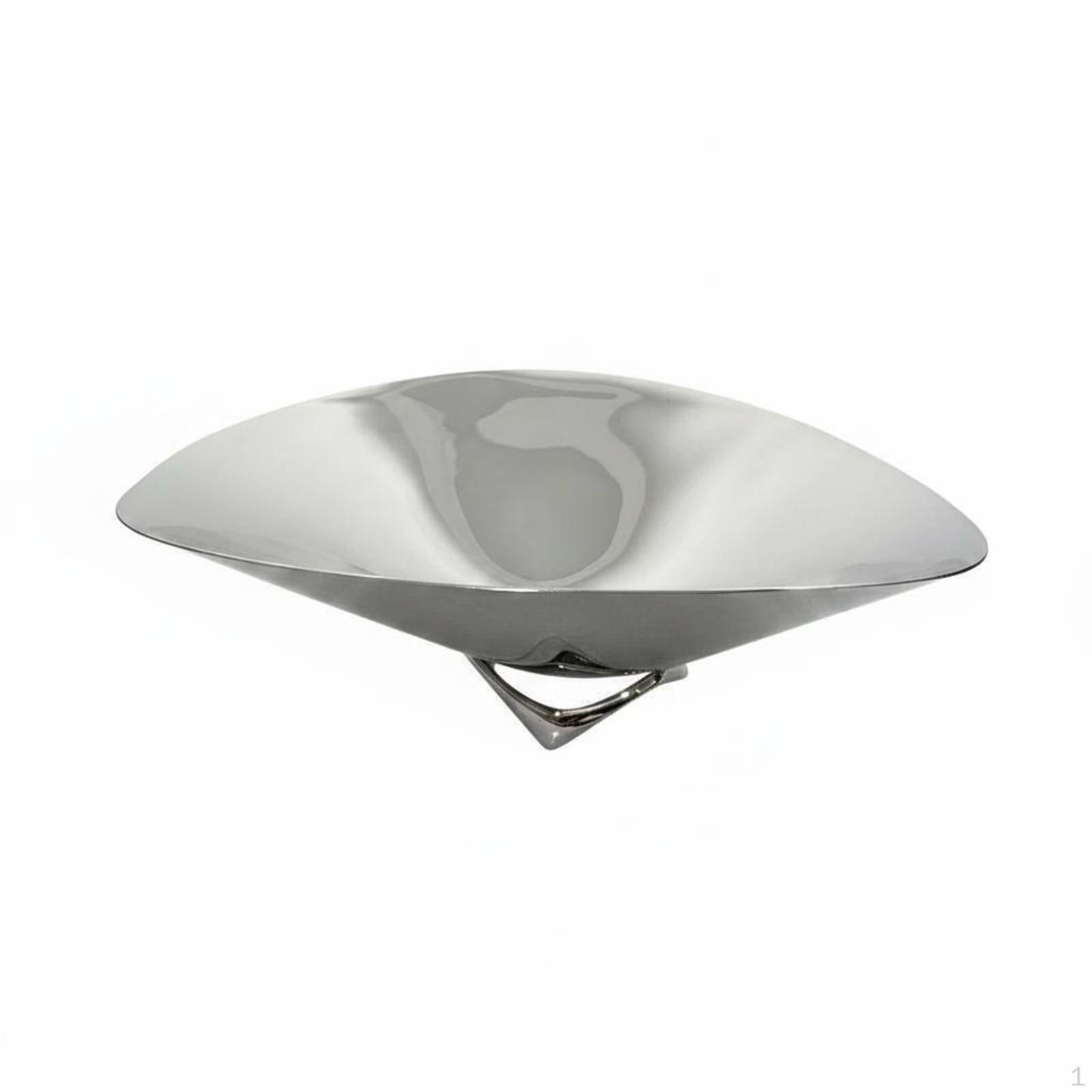 Decorative Fruit Tray Luxury Look Mirror Polished Bowl Modern for Living Room,