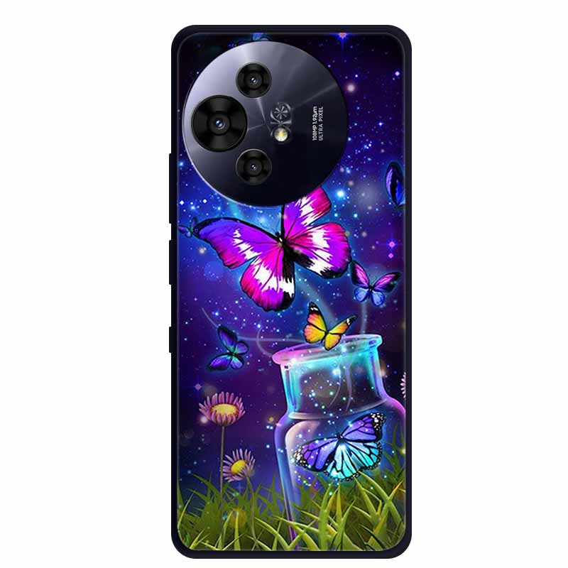 For TCL 50 Pro NxtPaper 5G Case Black Silicone Cover for 50 Pro NxtPaper Protective Shell Coque for TCL 50 NxtPaper 5G TPU Cases