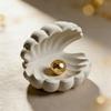 Multi-Functional Seashell Shape Gypsum Mold Scallop Candlestick Plaster Molds  DIY Crafts