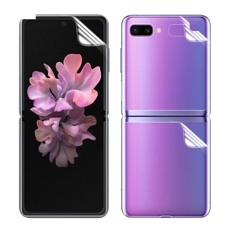 

IMAK Soft Clearer Hydrogel Film III Full Coverage Screen Film+Back Film for Samsung Galaxy Z Flip
