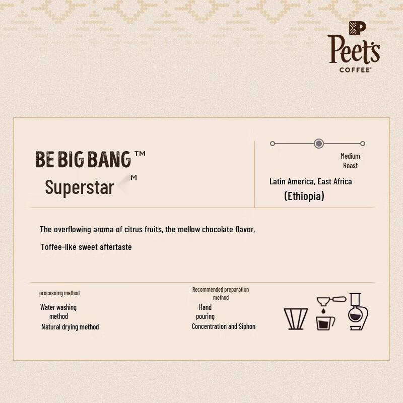 Peet's Coffee Genesis Star Italian Blend Coffee Beans