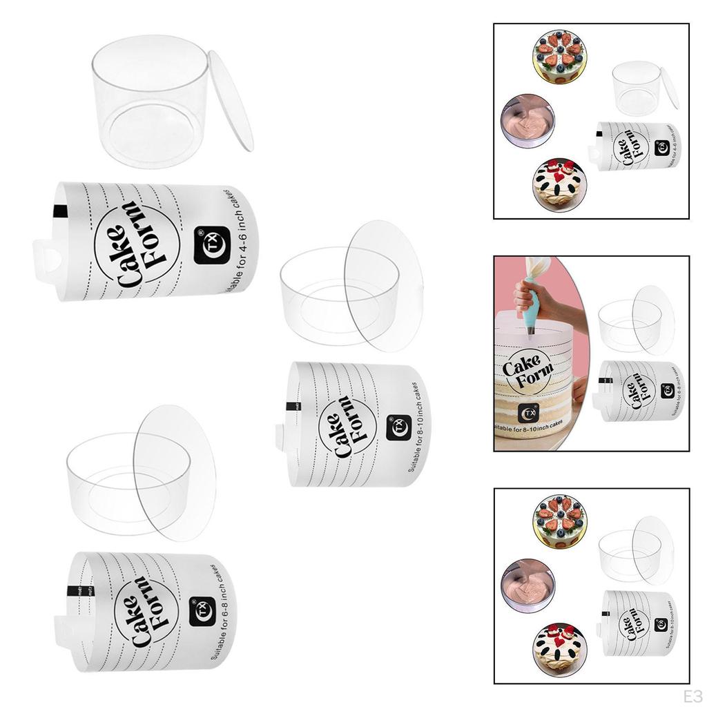 Acrylic Cake Form for Beginners and Pros Versatile Accessories Baking Tool