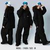 BOARDEE Snowboard Wear Set x Size Women's (Jacket Pants/Beige, L) BD24JFOT01U×OB01U