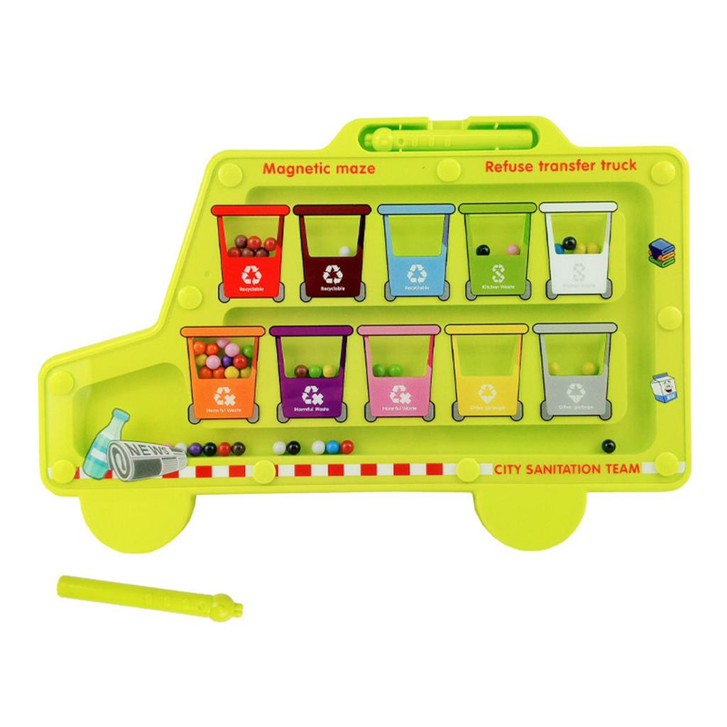 Sensory Magnetic Maze Board Educational Puzzle Sorting Game for Toddler Fine Motor Skill Learning Development Toy