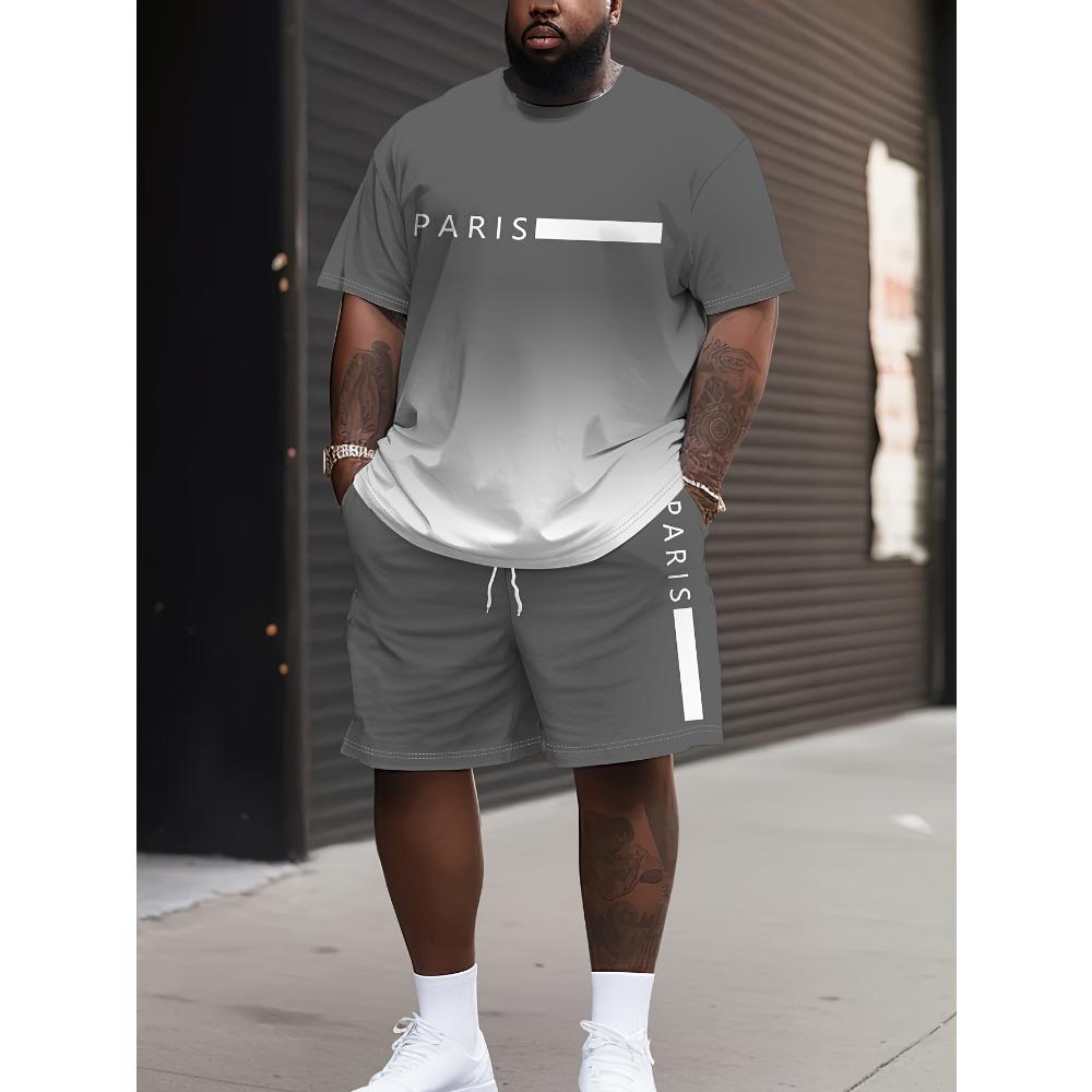 Men s casual sports suit, breathable and loose fitting 2XS
