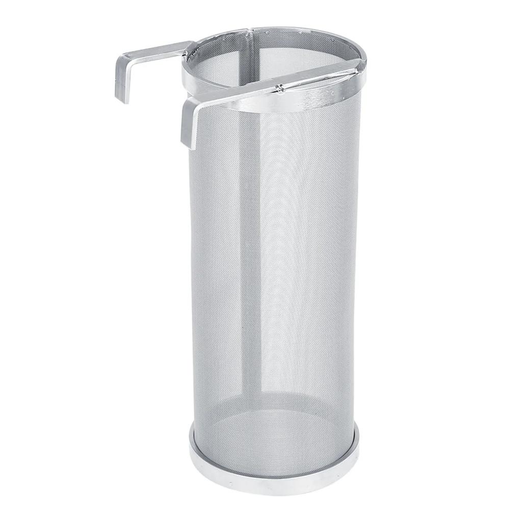 300 Micron Stainless Steel Filter Mesh with Hook, Corrosion Resistant Strainer for Homebrew Beer Wine Making Equipment