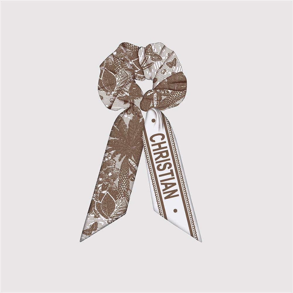 Elegant Silk Large Scrunchies Rubber Bands Women Hair Scarf Elastic Hair Bands Ties Ponytail Holder Hair Accessories for Girls