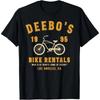 Vintage Deebo's Bike Rentals T-Shirt Nostalgic Graphic Tee