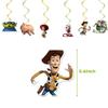 Toy Story-themed Birthday Party Decorations: Buzz Lightyear Balloon Banners, Cake Toppers, and Toy Story Party Decorations