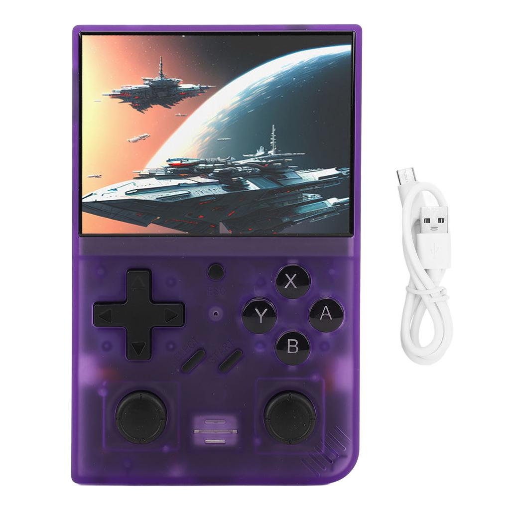 Portable Retro Handheld Game Console 3.5 Inch IPS Screen Built In 64GB Memory Card 3000mAh Battery S