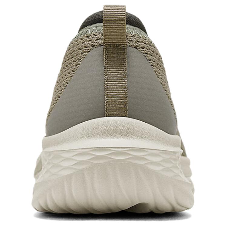 Skechers MENS USA STREET WEAR Men Taupe Low Top Casual Shoes Comfortable Versatile Shock Absorbing Wear-resistant 211127-TPE