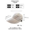 Ruth sunscreen hat women's summer can hang masks big head circumference wide brim cap outdoor quick drying bucket hat