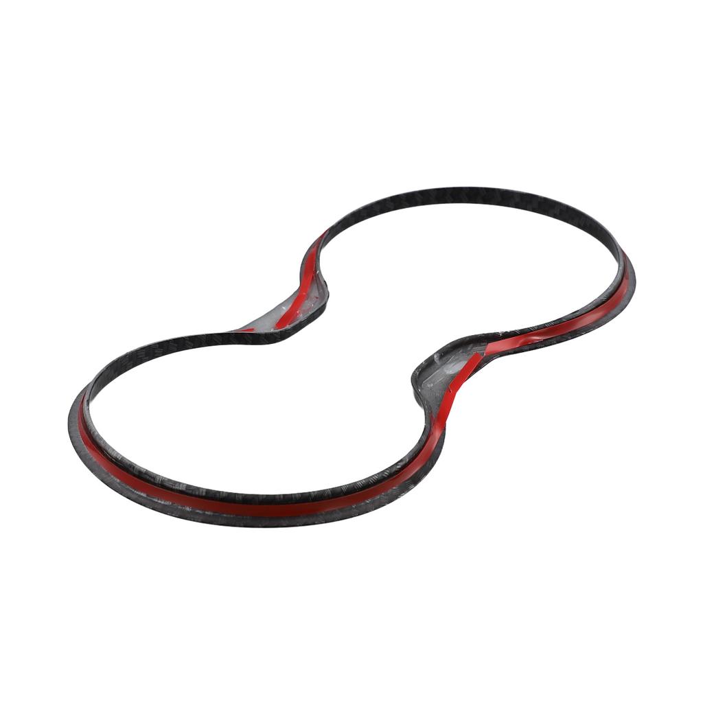 Stylish Carbon Fiber Cup Holder Trim For Guide 2017 Auto Cup Holder Decorative Cover Car Interior Accessories ABS