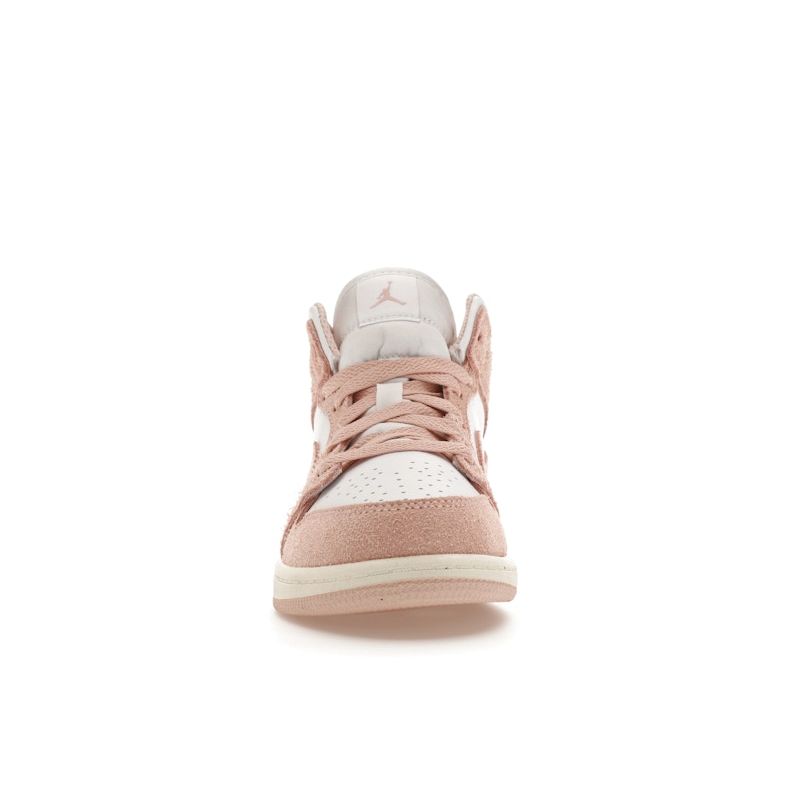 Jordan 1 Mid Little Kids White Pink FN7493-161