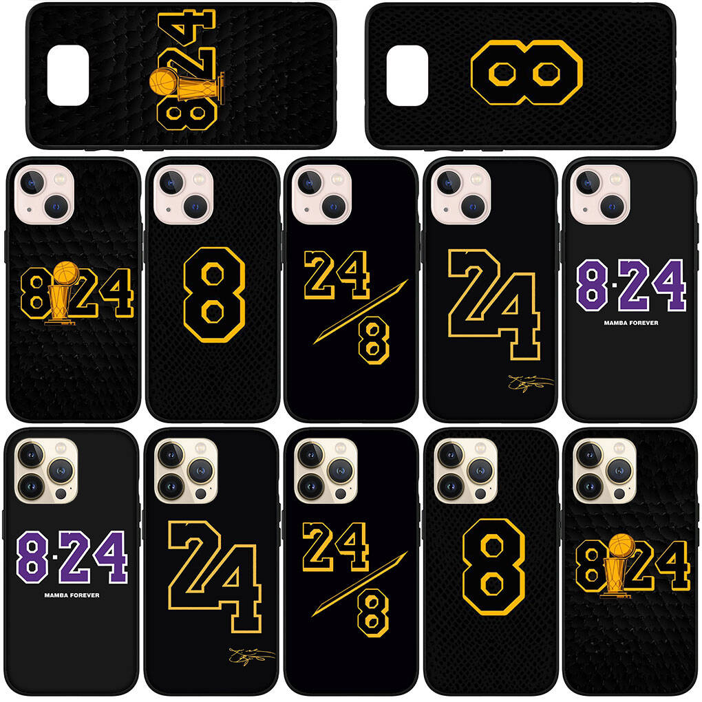 Phone Case for Samsung Galaxy S25 S23 S22 S24 Ultra FE Plus A05 A06 A15 A16 A36 A37 A35 A54 A55 A56 A57 A25 A53 Basketball Sports No 24 No24 8 Cover