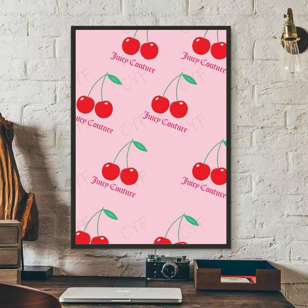 Mode Juicy Couture Poster HD 5D DIY Diamantmalerei Set Diamantstickerei Kreuzstich Heimdekoration Kunstmalerei