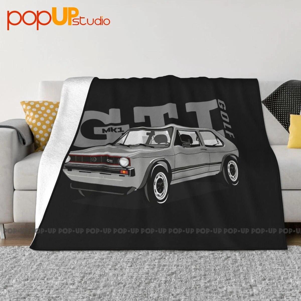 

Golf Mk1 Gti P-188 Одеяло Бархатное постельное белье Всесезонный декоративный диван из искусственного меха норки