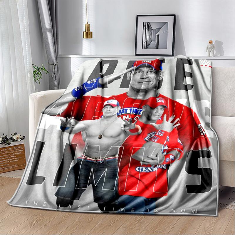 Wrestling entertainment John Felix Anthony Cena blanket Soft and warm flannel throw blanket Picnic blankets for beds Decoration