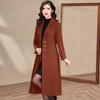 Cappotto Antivento in Lana Snellente da Donna - Sopra il Ginocchio, Caldo, per Primavera, Autunno, Inverno