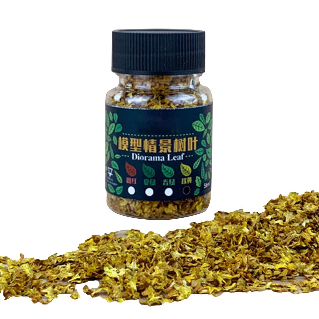 Practical Miniature Leaf Clusters Sturdy Resin Materials for Model Train Sand Table and Garden Supplies Scenery