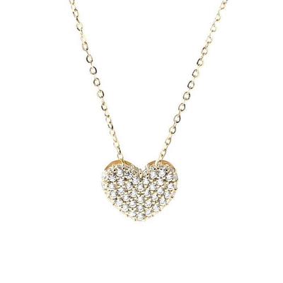 [Onoma] Onm Herz Gold Halskette Jt44 (33900957)