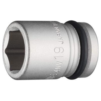 TONE Impact Socket Drive Angle Width Across Flats 19mm 4NV-19 12.7mm (1/2")