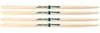 PROMARK Hickory Drumsticks, Natural Finish Wood Tip, 5A, Set of 2 Pairs, TXR5AW-2P (406 X 14mm) [Official Japanese Product]