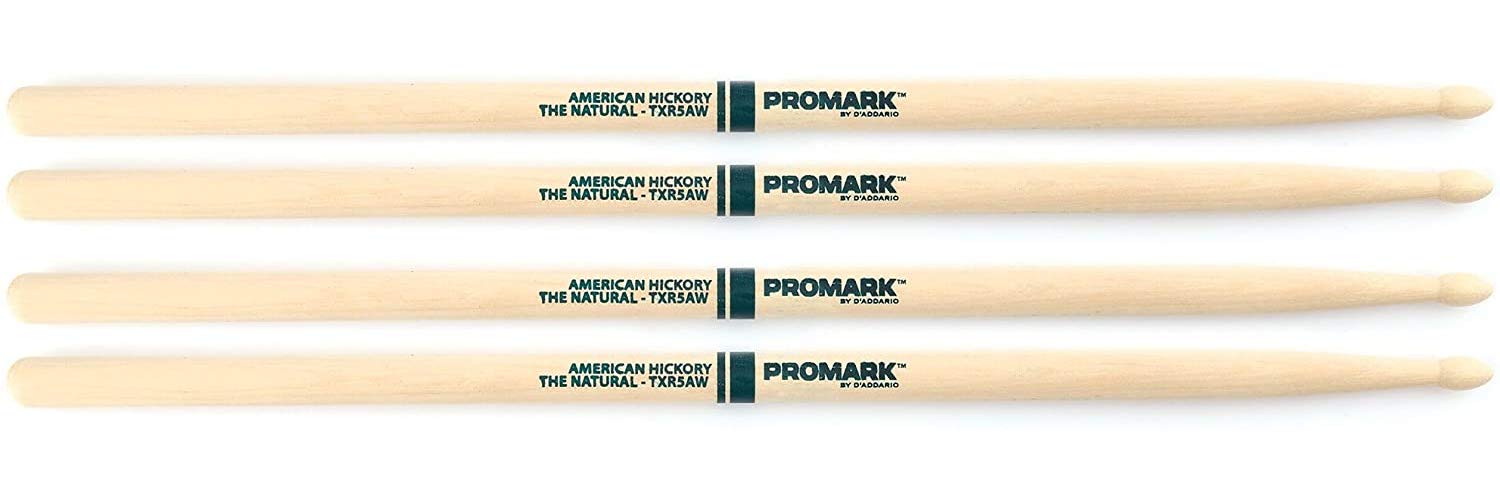 

PROMARK Палочки для барабанов из гикори, Натуральная отделка, Деревянный наконечник, 5A, Набор из 2 пар, TXR5AW-2P (406 х 14 мм) [Официальный японский продукт]
