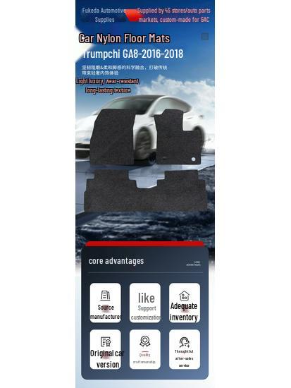 Nylon Trunk Mat for Trumpchi GA8 2016-2018 Models