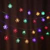 Solar LED Snowflake Decorative String Lights