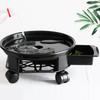 Round Movable Flower Pot Tray Heavy Duty Flower Planter Stand Flower Pot Mover  Balcony Yard