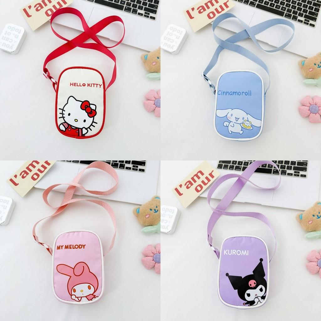 Kitty Kids Nylon Crossbody Bag With Lightweight Design For Daily Use Characters Included)**