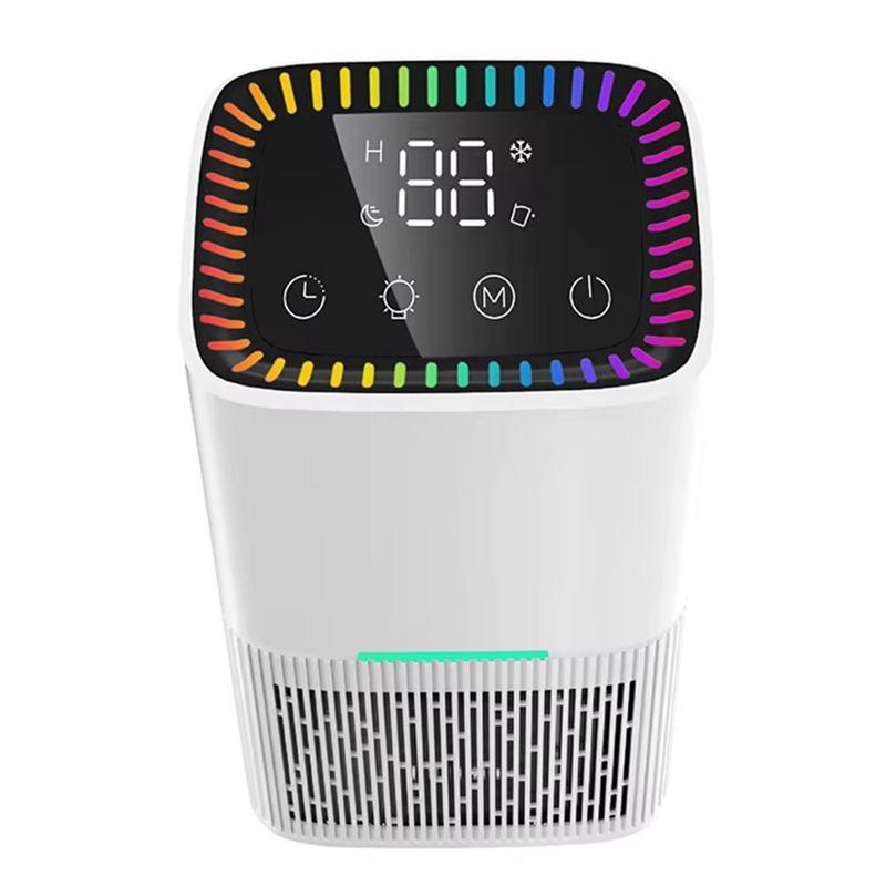 

Aug. Bedroom Office Small Dehumidifier 1.6L Home Air Dyer Drier Indoor Moisture Remover Silent Large Air Purification US Plug NONE