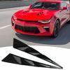 2Pcs Black Cars Auto Vehicle Tuning Air Flow Intake Scoop Bonnet Vent Cover Hood Trim Decoration Exterior Accessories Universal