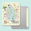 Per iPad 2021 gen9 10.2 custodia Nuova Cartone Animato Cane Carino Silicone Piatto Intero Custodia Protettiva 2018/17 gen6/5 9.7 Stile Tre Pieghe a Conchiglia