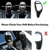 Gear Shift Knob Cover Trim For BMW F30 F20 F10 F15 F25 X5 X3 Carbon Fiber ABS