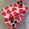Luxury Clmj Swag Love Heart Glossy Film Hard PC Phone Case for Oppo A6 A5 A78 A3 A3X A60 A74 A38 A36 A17 A16e A55 Pro 4G 5G