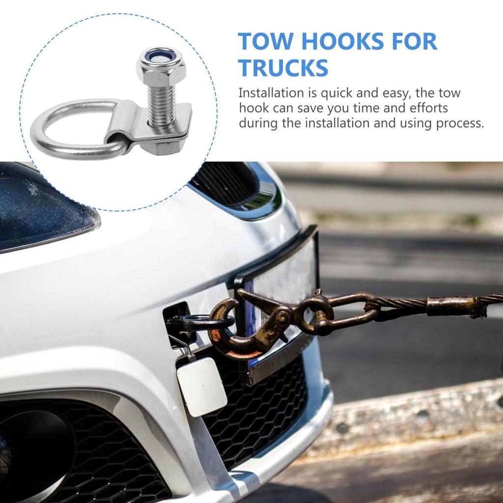 FUNOMOCYA Truck Hitch Vehicle Tow Hook Heavy Duty Tow Hook Trailer Tow Hook Automotive