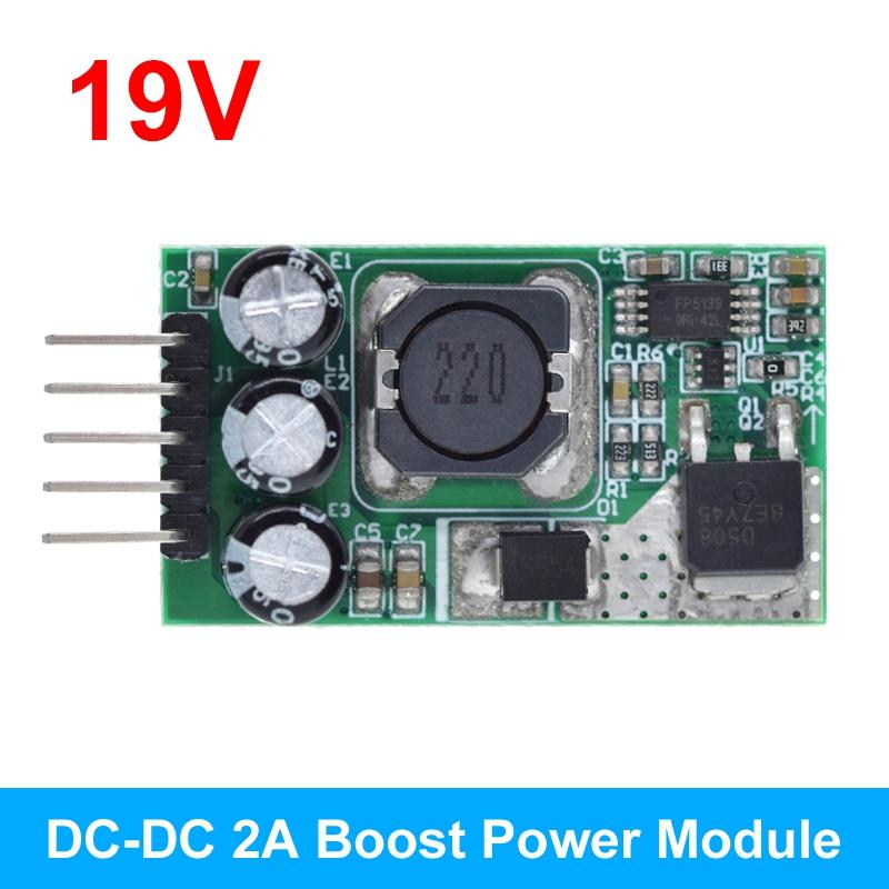 DC-DC Boost Module TZT DC 2.7V-15V To 9V 12V 15V 19V 2A Step-Up Power Module For DIY Solar Charger Lithium Battery